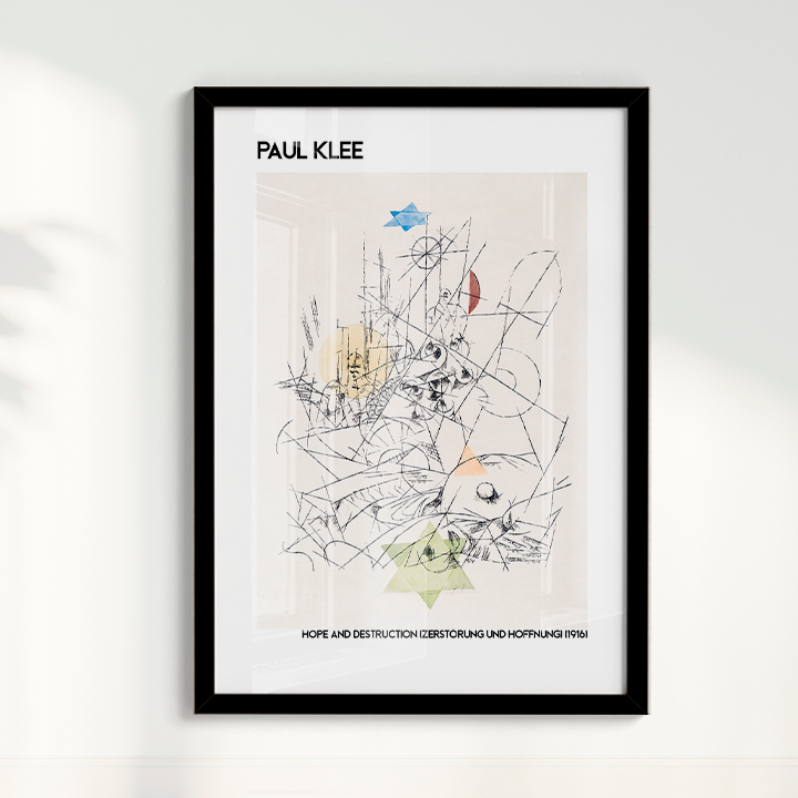 Paul Klee Hope and Destruction (Zerstörung und Hoffnung)