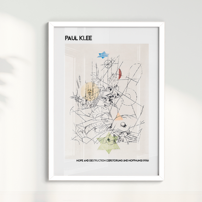 Paul Klee Hope and Destruction (Zerstörung und Hoffnung)