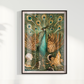 Quadro Pavão vintage