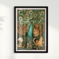 Quadro Pavão vintage