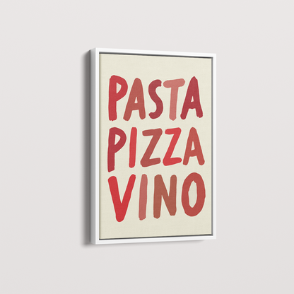Quadro Pizza Pasta Vino