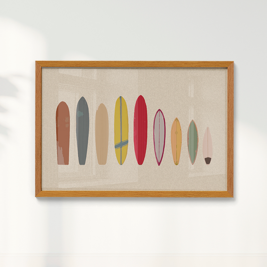 Quadro Pranchas de Surf