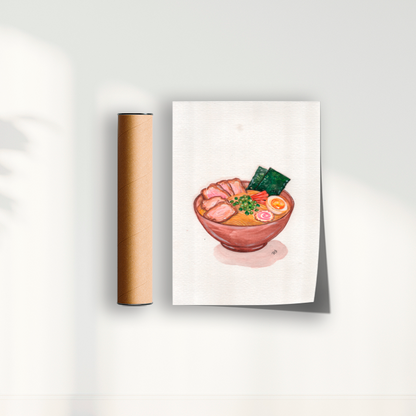 Quadro Ramen por Rayana Karoline