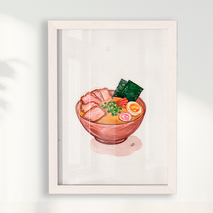 Quadro Ramen por Rayana Karoline