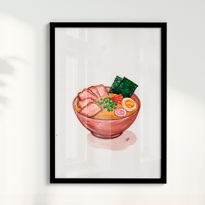Quadro Ramen por Rayana Karoline