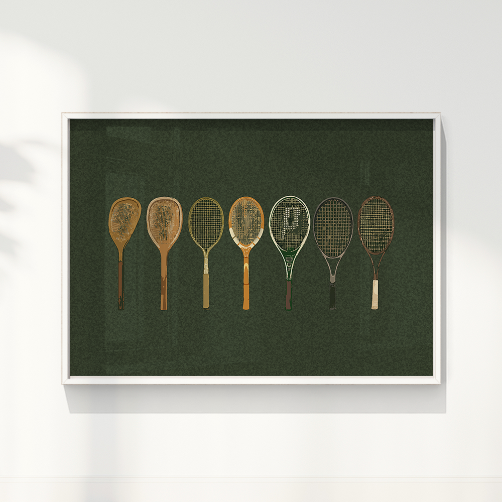 Quadro Raquetes de Tênis II