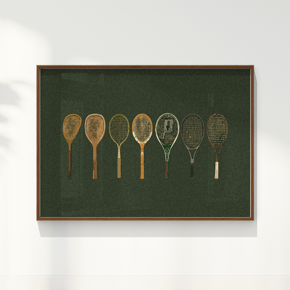 Quadro Raquetes de Tênis II