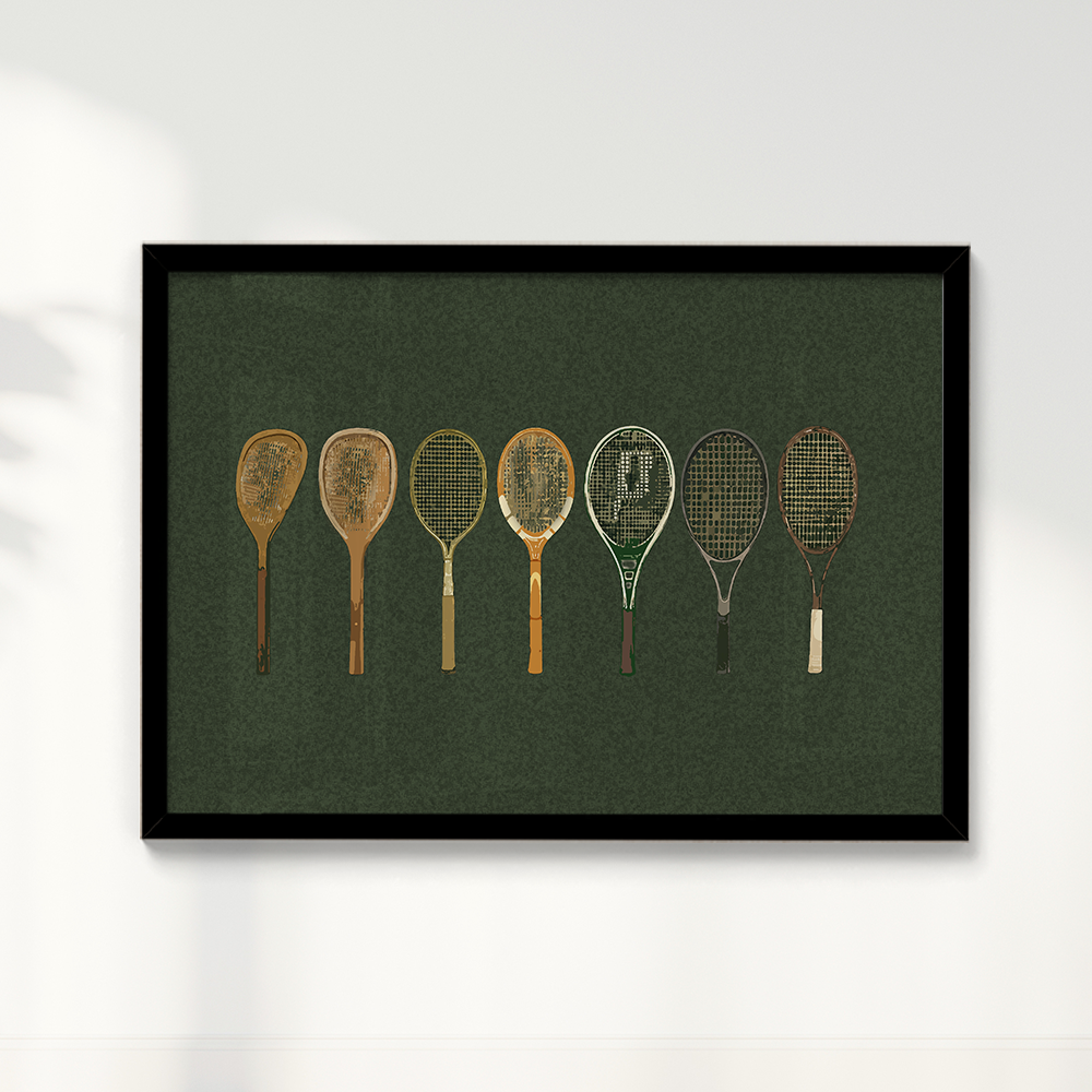 Quadro Raquetes de Tênis II