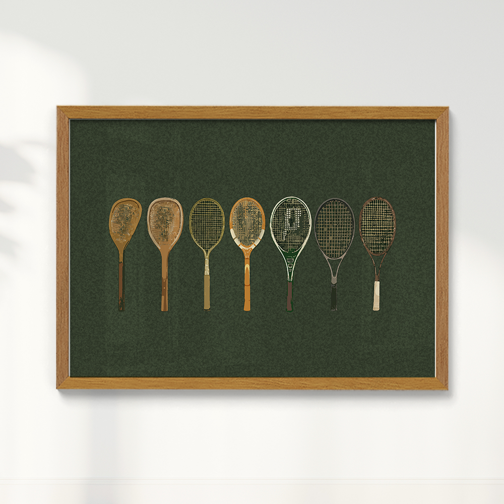 Quadro Raquetes de Tênis II
