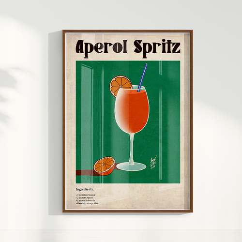 Quadro Aperol Spritz por Thiago Villas Boas