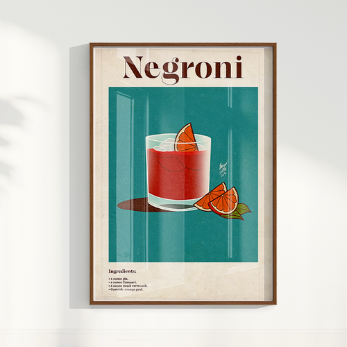 Quadro Negroni por Thiago Villas Boas