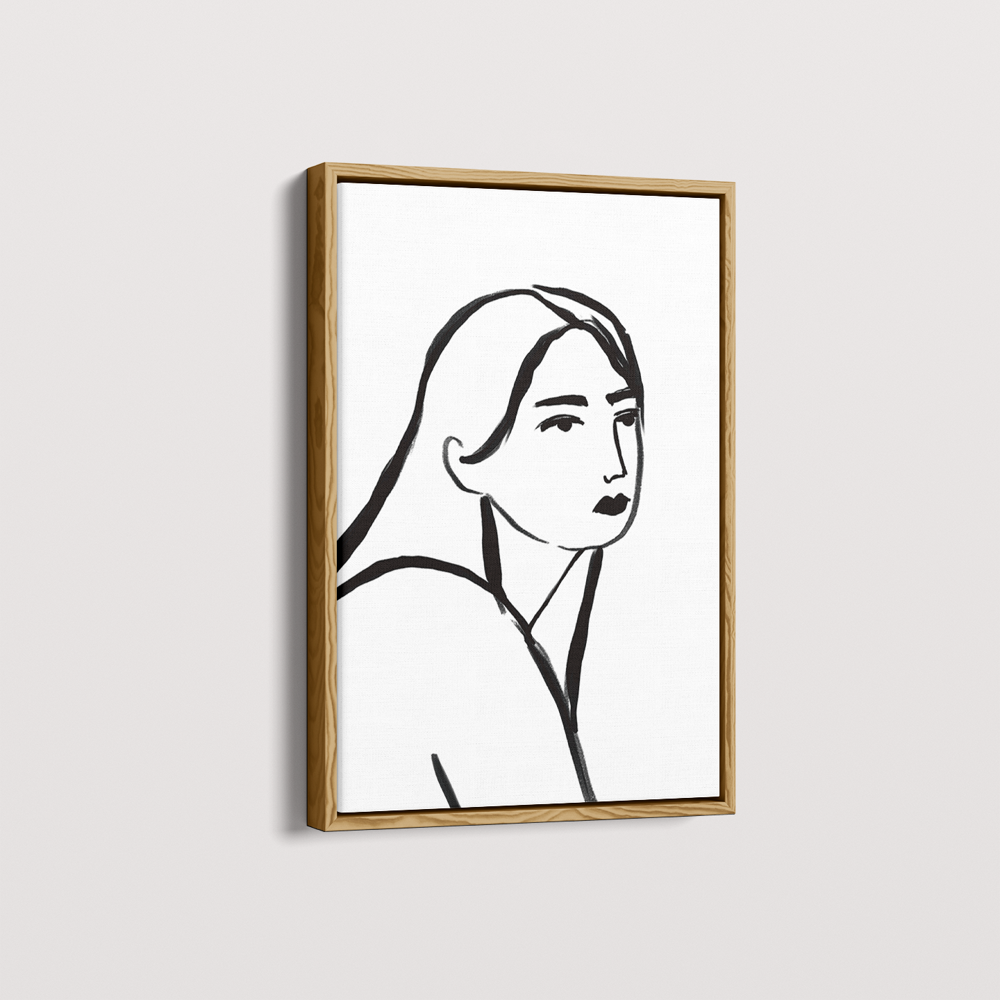 Quadro Retrato por Bruna Miyuki