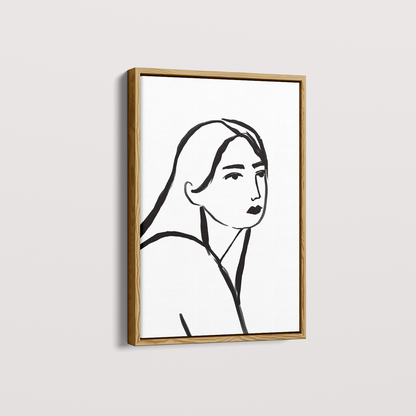 Quadro Retrato por Bruna Miyuki