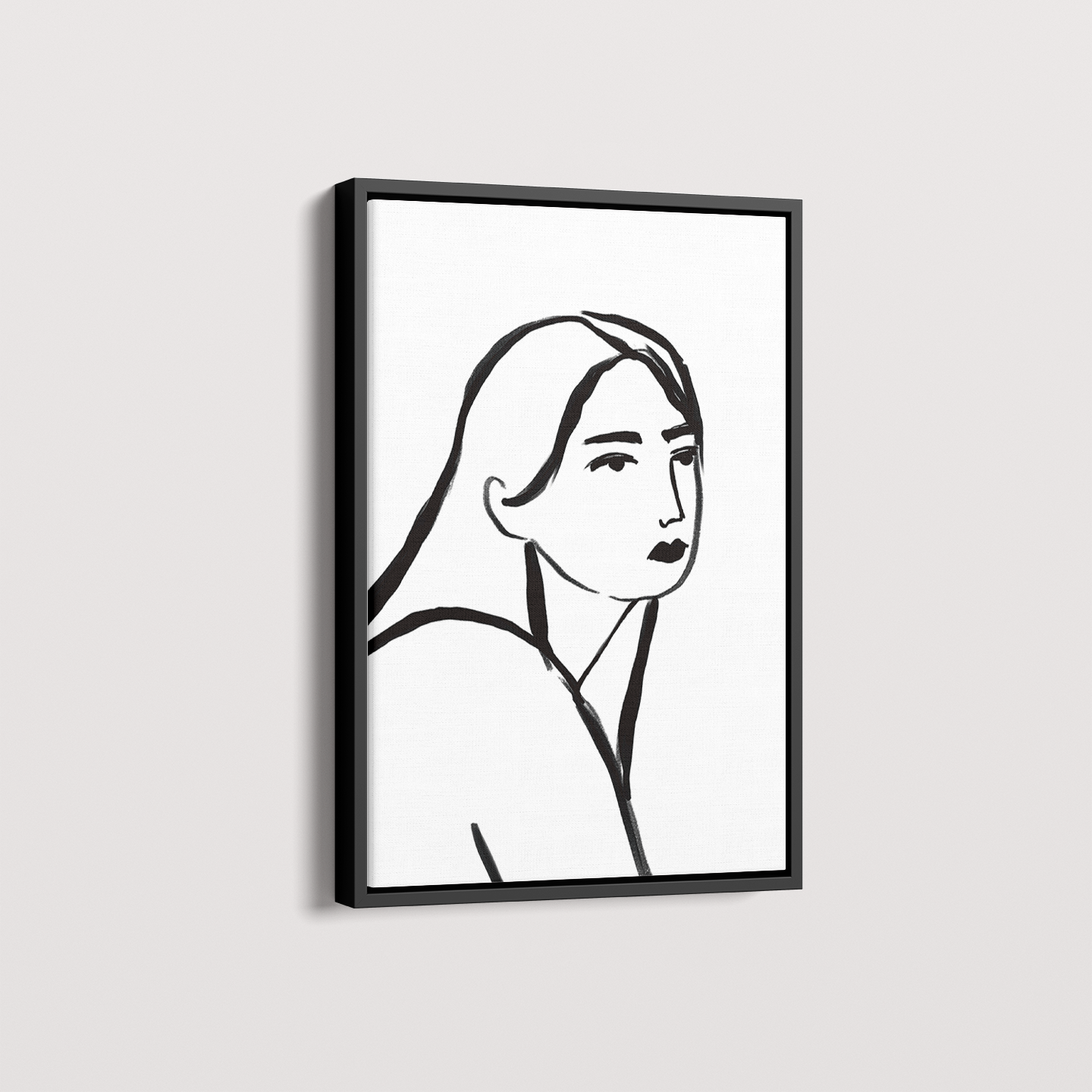 Quadro Retrato por Bruna Miyuki