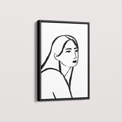 Quadro Retrato por Bruna Miyuki