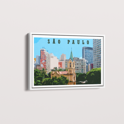 Quadro São Paulo por Angus Waddacor-McConill