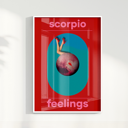 Quadro Signos - Scorpio por Joana Petribú
