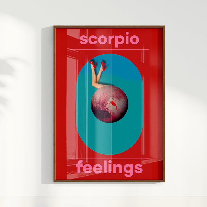 Quadro Signos - Scorpio por Joana Petribú