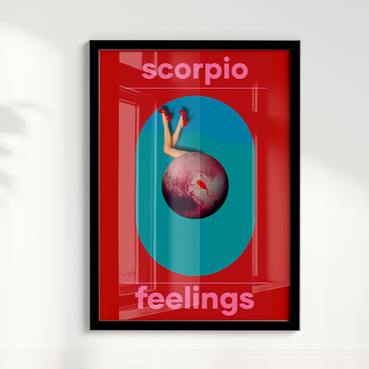 Quadro Signos - Scorpio por Joana Petribú