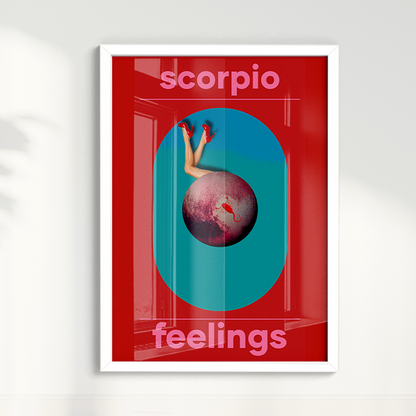 Quadro Signos - Scorpio por Joana Petribú