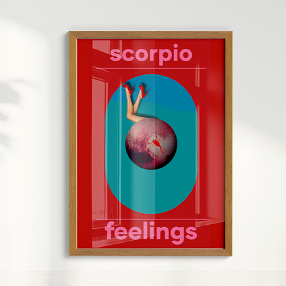 Quadro Signos - Scorpio por Joana Petribú