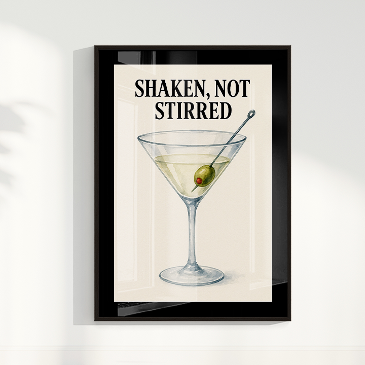 Quadro Shaken - Martini