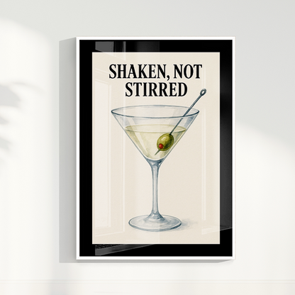 Quadro Shaken - Martini