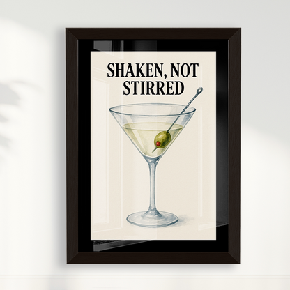 Quadro Shaken - Martini