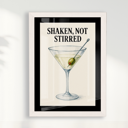 Quadro Shaken - Martini