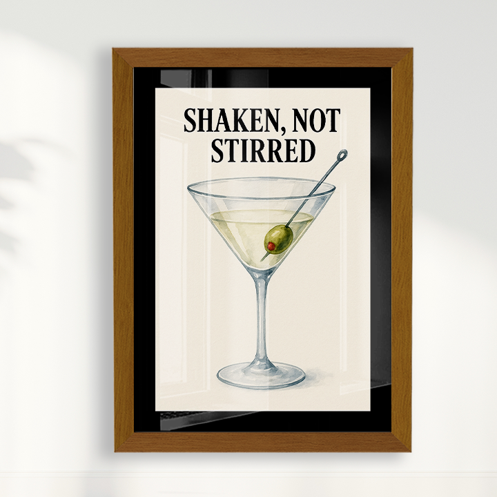 Quadro Shaken - Martini
