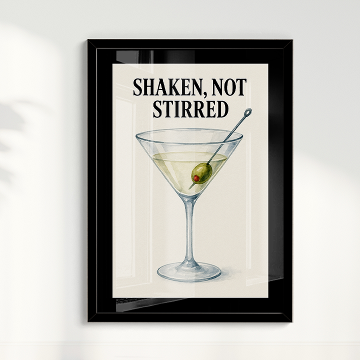 Quadro Shaken - Martini