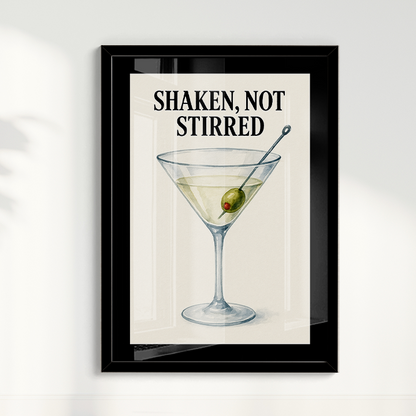 Quadro Shaken - Martini