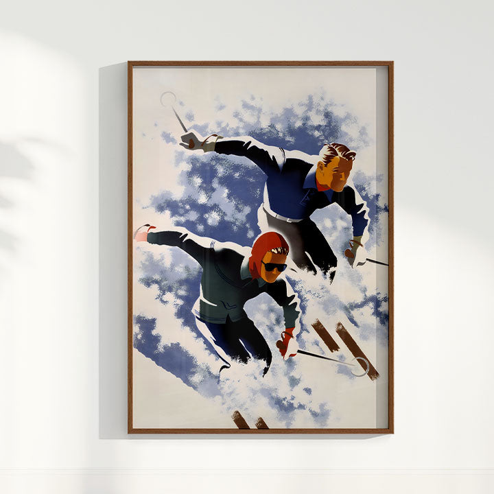 Quadro Vintage Ski