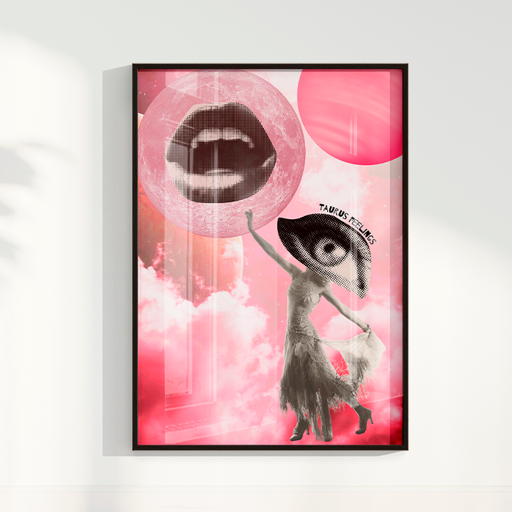 Quadro Signos - Taurus Feelings por Joana Petribú