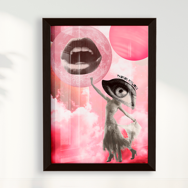 Quadro Signos - Taurus Feelings por Joana Petribú