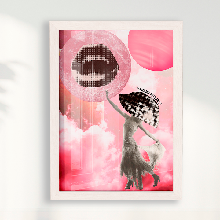 Quadro Signos - Taurus Feelings por Joana Petribú