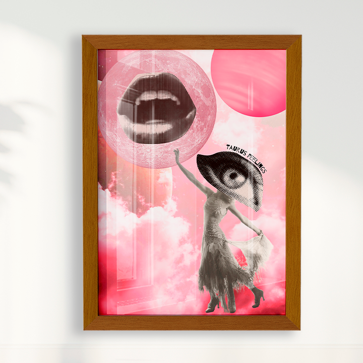Quadro Signos - Taurus Feelings por Joana Petribú