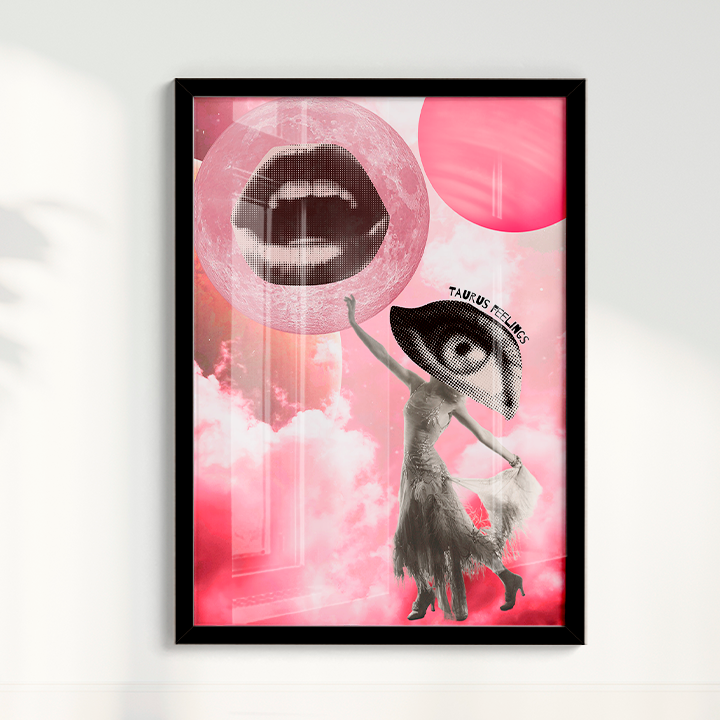 Quadro Signos - Taurus Feelings por Joana Petribú