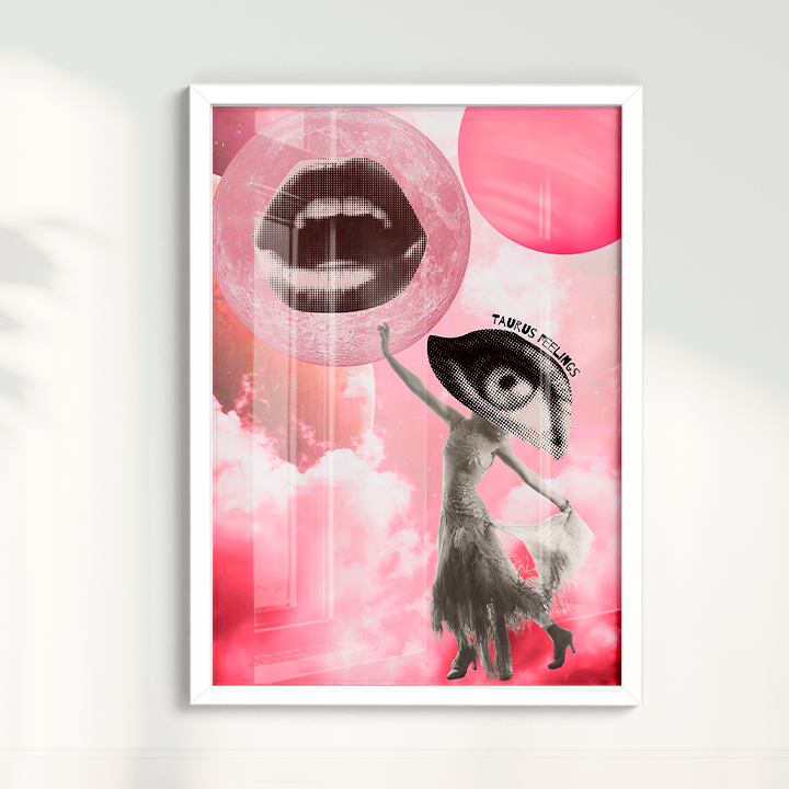 Quadro Signos - Taurus Feelings por Joana Petribú