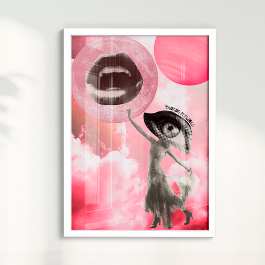 Quadro Signos - Taurus Feelings por Joana Petribú