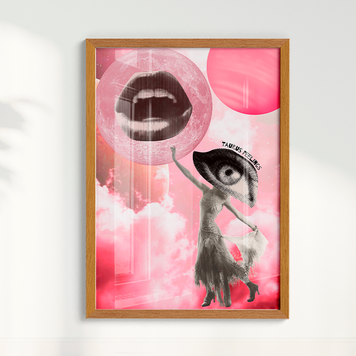 Quadro Signos - Taurus Feelings por Joana Petribú