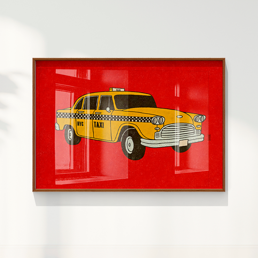 Quadro Taxi NYC por Thiago Villas Boas