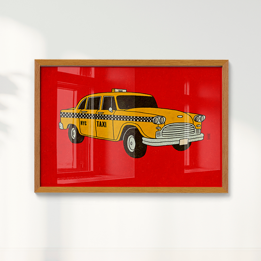 Quadro Taxi NYC por Thiago Villas Boas