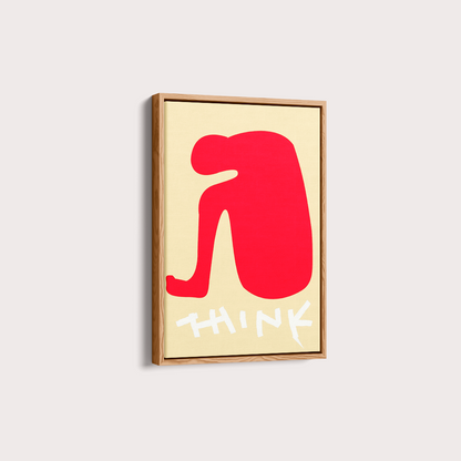 Quadro Think por Heloisa Camargo