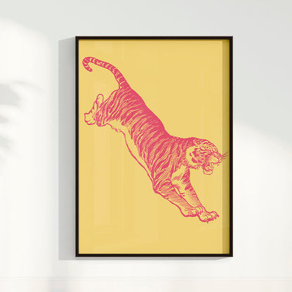 Quadro Tiger Yellow