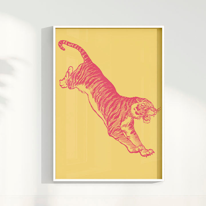 Quadro Tiger Yellow