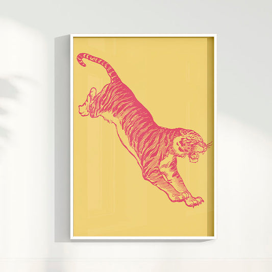 Quadro Tiger Yellow