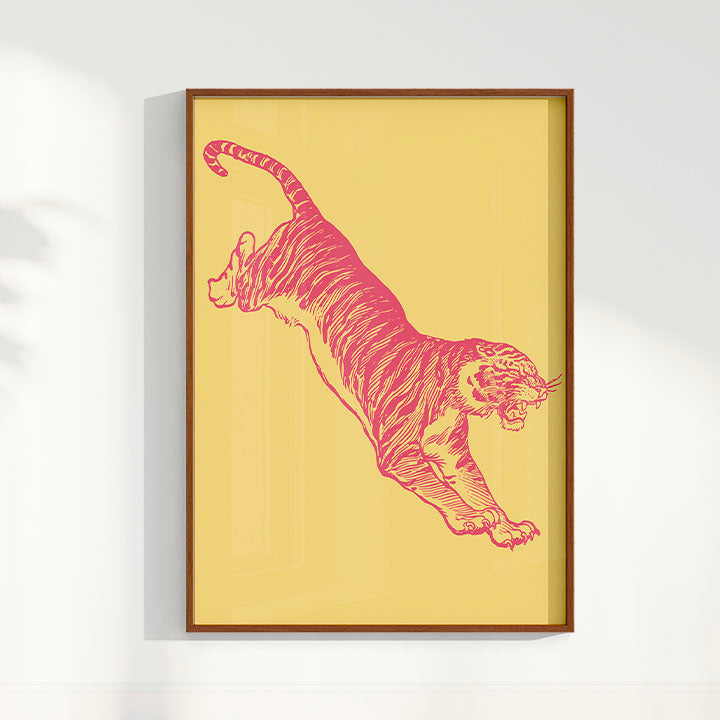 Quadro Tiger Yellow