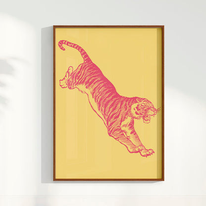 Quadro Tiger Yellow
