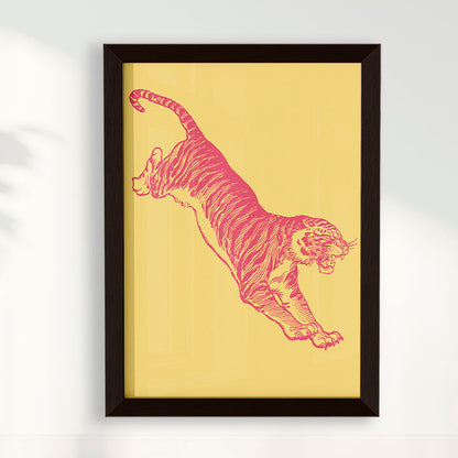 Quadro Tiger Yellow